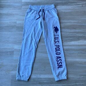 U.S. Polo Assn. Light blue Joggers with Navy Logo